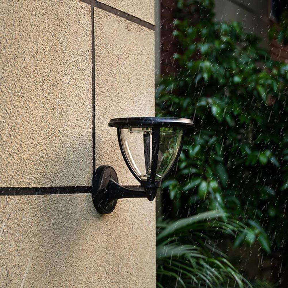 Zewnętrzna Lampa Ścienna, Nowoczesna Solarna Lampa Ścienna Led, Zewnętrzna Lampa Uchwytowa, Wodoodporna, Antykorozyjna, Ip55, Oświetlenie Dziedzińca, Balkonu, Zewnętrznego Oświetlenia Alejek, Ogrodu,