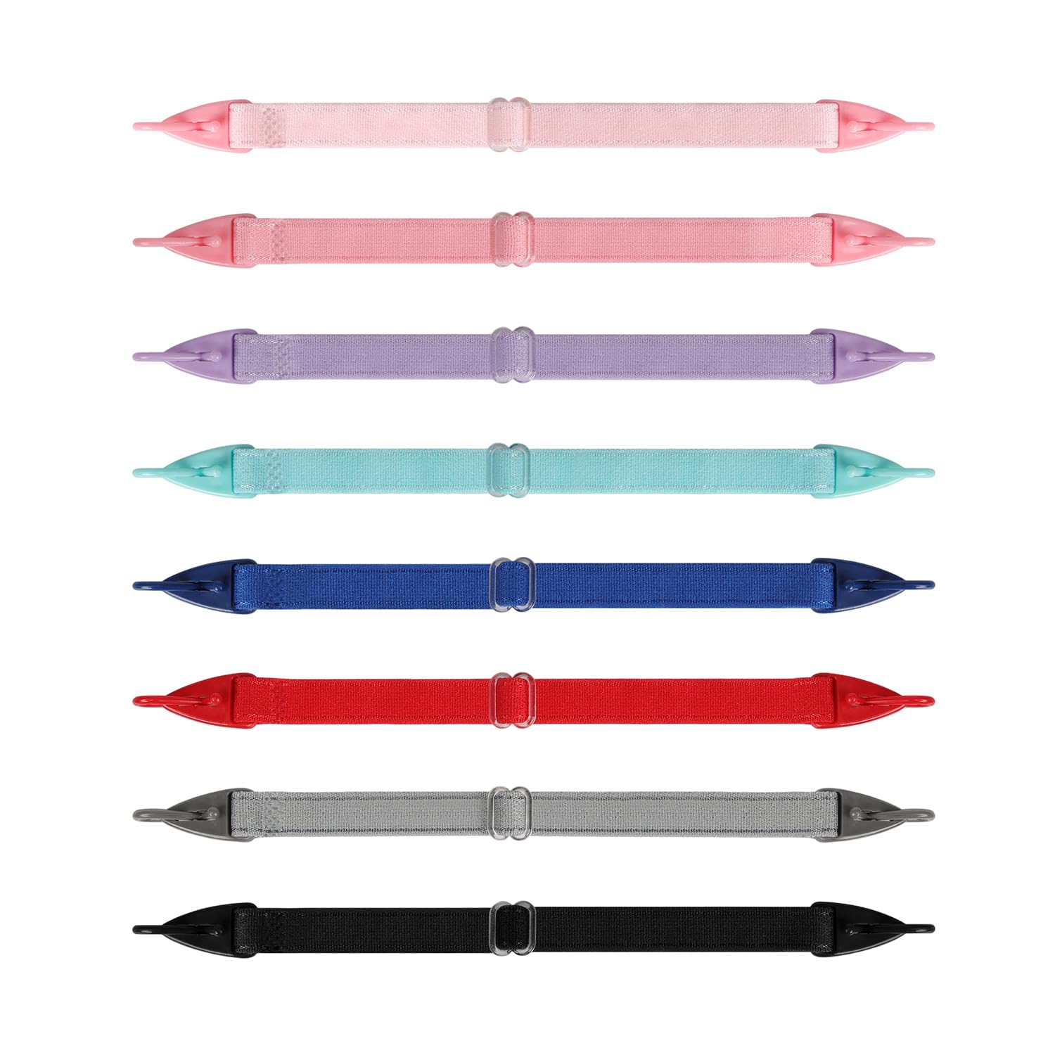 Gdfhbd Color 8 Fixed Straps For Children's Glasses, Adjustable Glasses Straps, Elastic Glasses Ropes, Non-Slip Ropes For Sports Glasses, And Lanyard For Student Glasses.