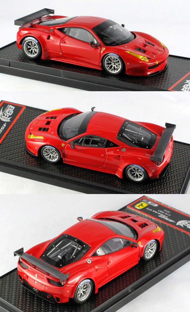 Amazon | BBR 1/43完成品 フェラーリ 458 GT2 GTE-Pro 2012 Rosso