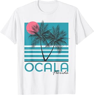 Ocala FL T Shirt Vintage Florida Souvenirs T-Shirt