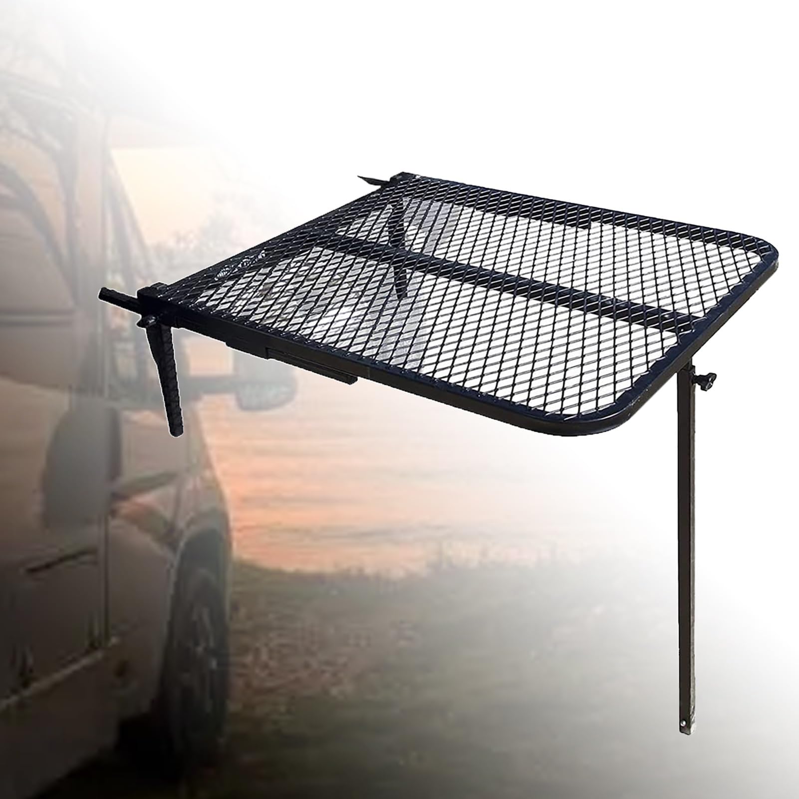 Table de camping pliante pour camping-car et repas extérieur