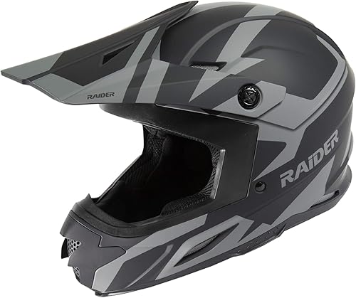 Miniatura 11 de Raider Off Road Z7 MX unisex para adultos (negro mate) (negro mate, talla M)