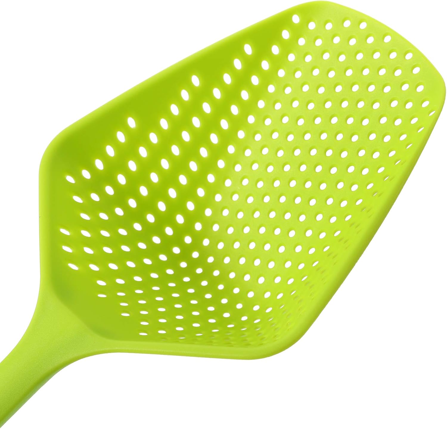 Bekith 10 Pieces Scoop Colander Strainer Nylon Slotted Spoon Kitchen Food Drain Shovel Strainers for Kitchen Cooking Baking Drain