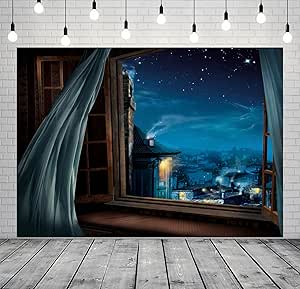 BELECO 5x4ft Fabric Gothic Wall Backdrop Gothic Pointed Arches Church Outside Wall Background Medieval Castle Religious Wedding Portrait Decorations Photo Booth Props - View #11