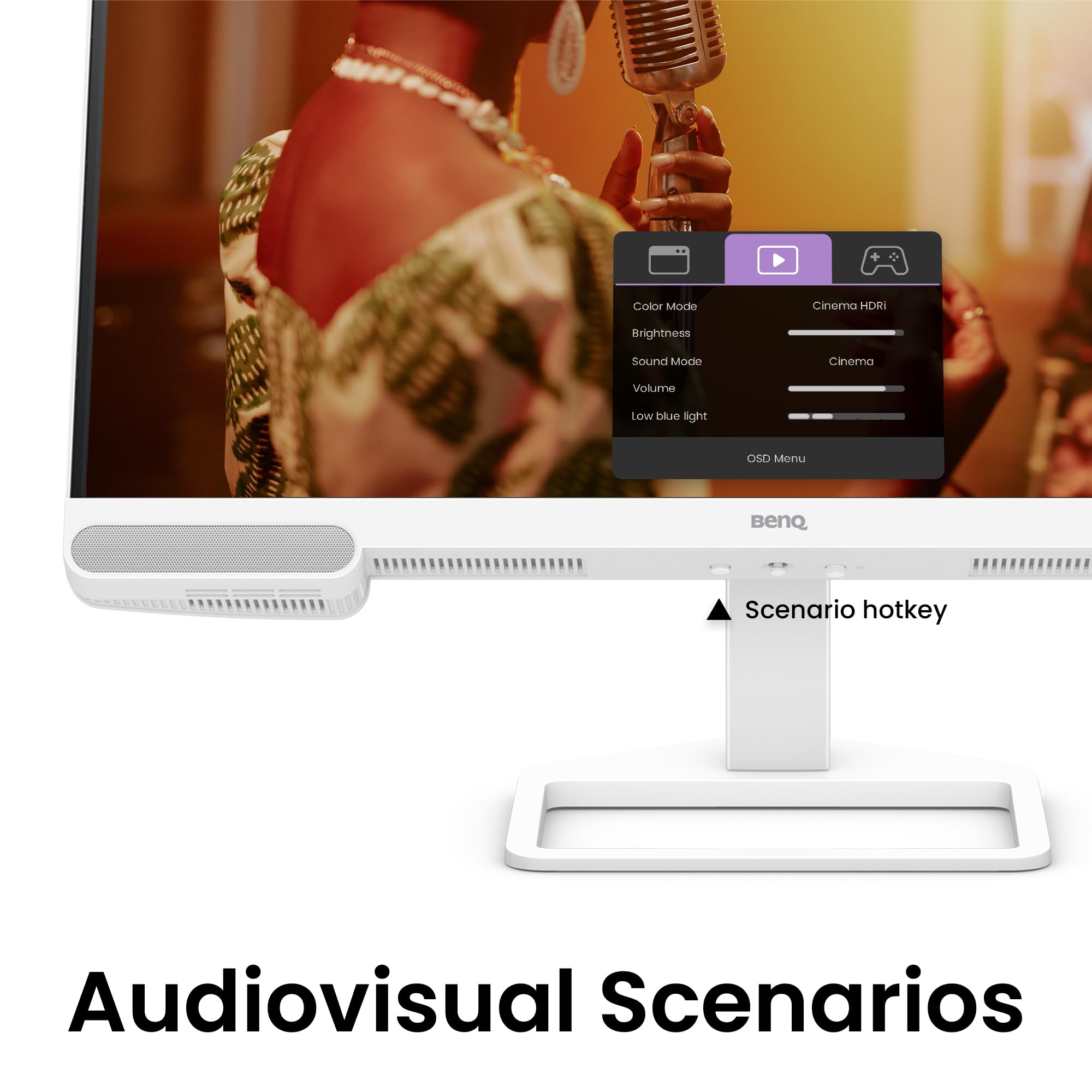 BenQ EW2790U 68.6 cm 4K 3840x2160 z 98% pokryciem kolorów P3, ekskluzywny kontrast AI, wbudowane głośniki 2.1-kanałowe z głośnikiem niskotonowym, 1 USB typu C, 3 porty HDMI, ergonomiczna konstrukcja i