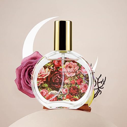 Miniatura 3 de TWIFER Perfume de 2.0 fl oz2fl Oz para las mujeres Fragancia de Jasmine Rose Osmanthus Fragancia de flores Perfume fresco y natural con exquisita