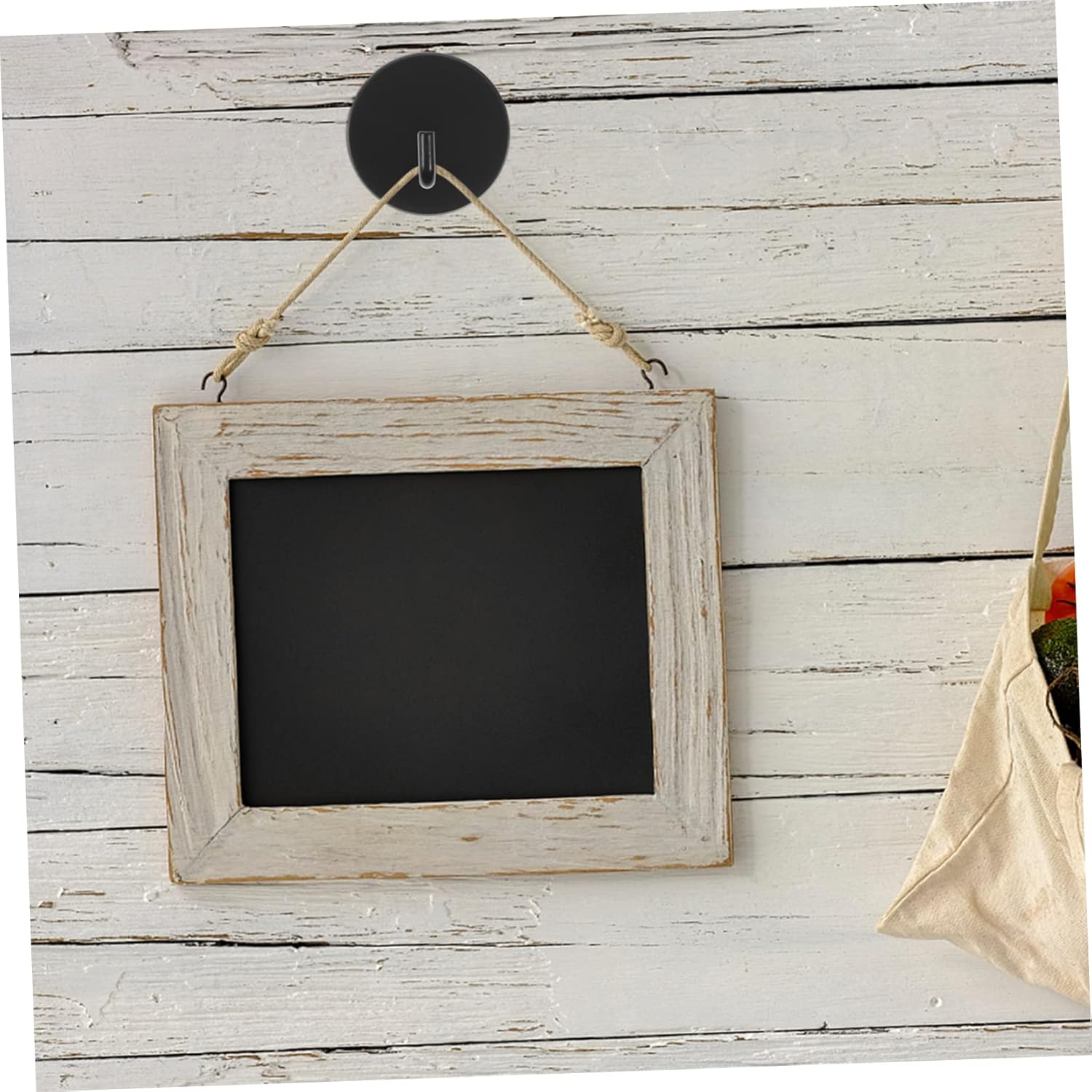 Self Adhesive wall Hooks, 8pcs Sticky Hook Wall Hooks Heavy Duty Clothes Hanger for Kitchen Home Improvement Utility(Black)