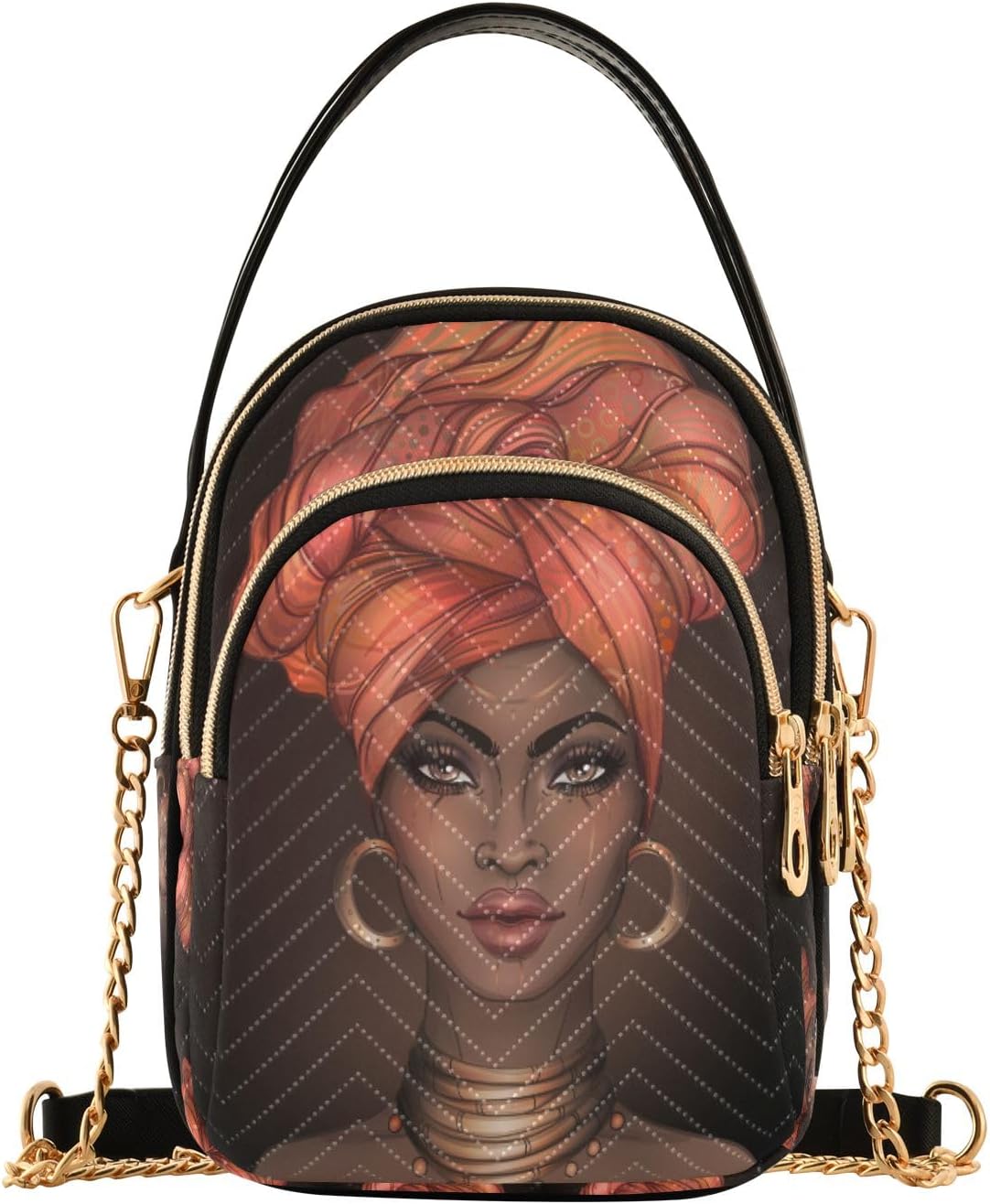 senya Pink Black Leopard Crossbody Handbags for Women Casual Leather Shoulder Phone Purse