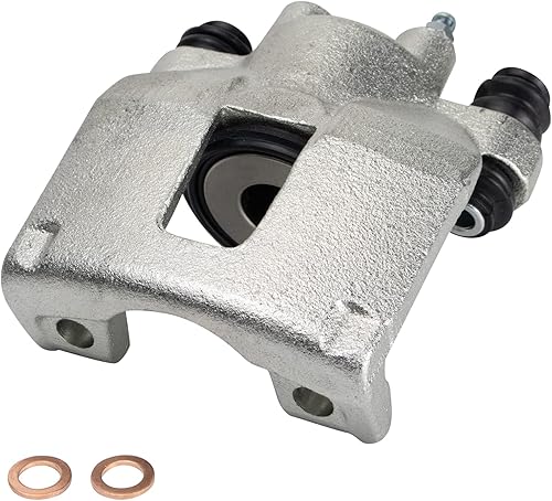 Miniatura 6 de TRQ Pinzas de freno traseras Pastillas y rotores de cerámica compatibles con Jeep Grand Cherokee 1995-1998