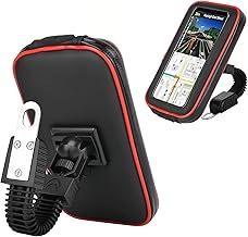 Handyhalterung Motorrad Wasserdicht Universal Anti-Shake Telefonhalterung, 360° Drehbar Halterung Motorrad für Smartphone (XL)