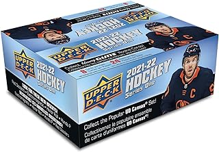2021/22 Upper Deck Series 1 Hockey Retail 24 Packs Per Box 8 Cards Per Pack