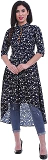 Women's Crepe Pleated Kurta
