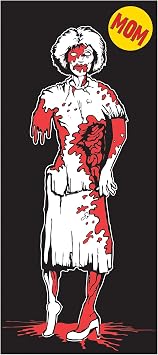 Zombie Removable Family Decals MOM
