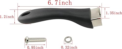 Miniatura 2 de HJ Garden 1 mango de baquelita a prueba de quemaduras de mango largo de repuesto