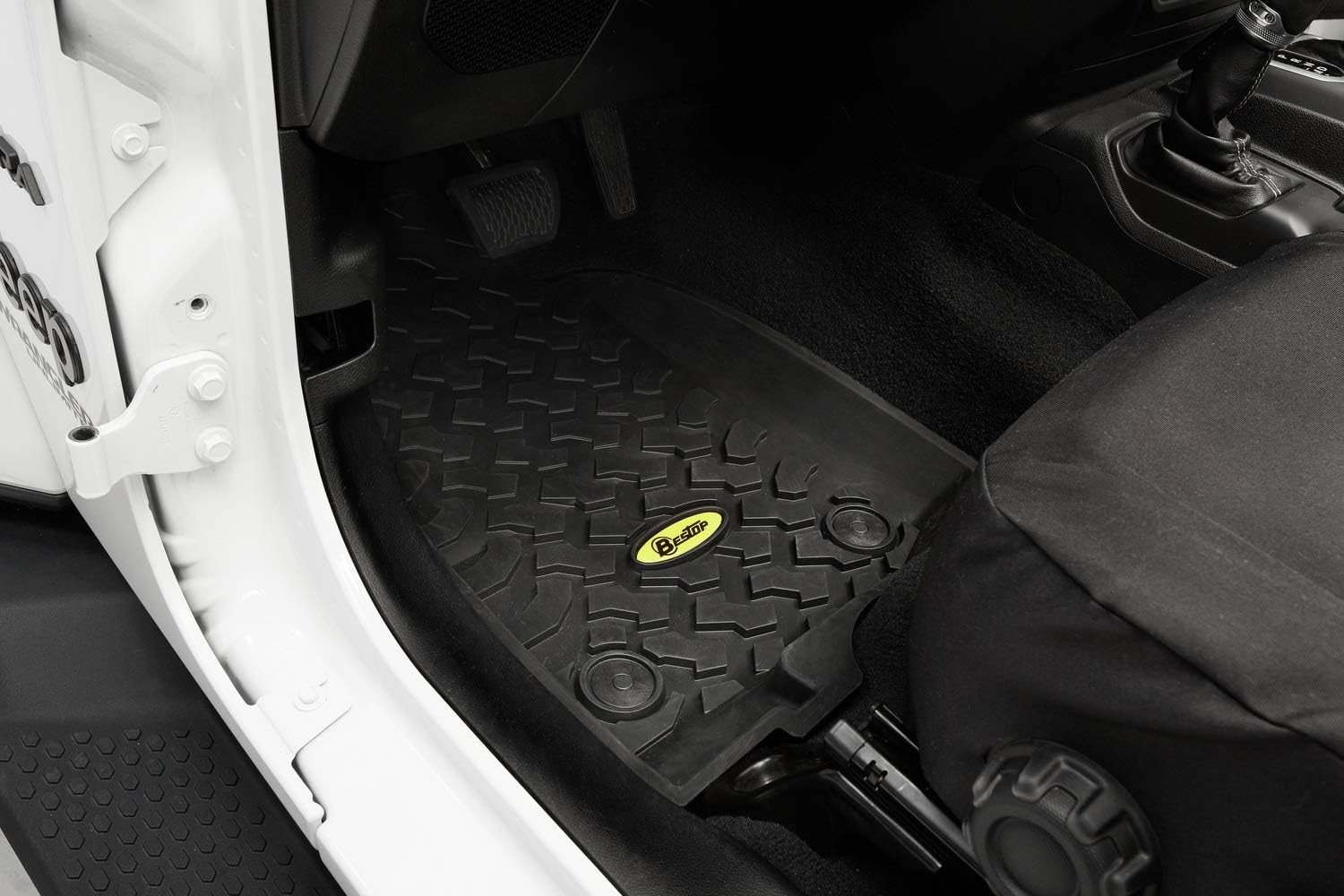 Bestop 5151401 Floor Liners for Front Seats for 2018-Current Wrangler JL 2Dr & Unlimited