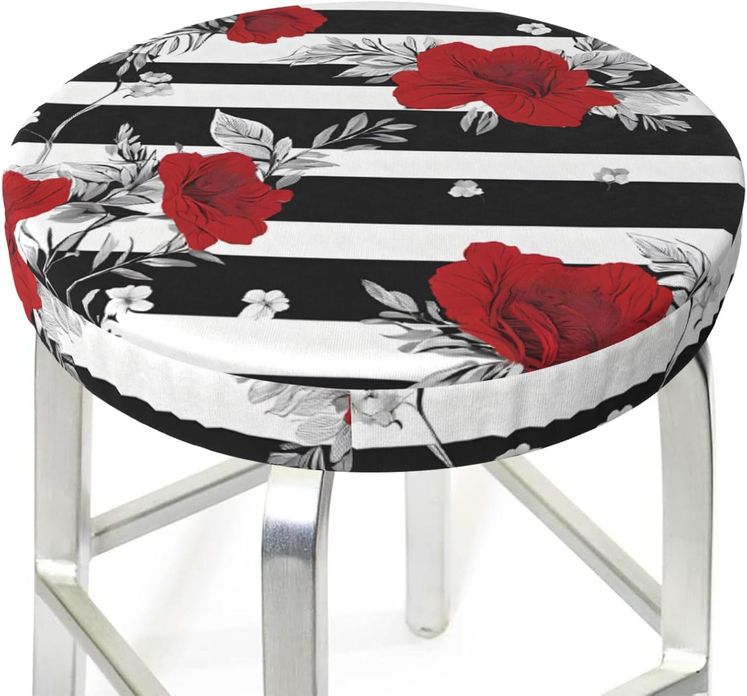 Round Bar Stool Seat Cover for Home Kitchen Dining Chair - 14 inch