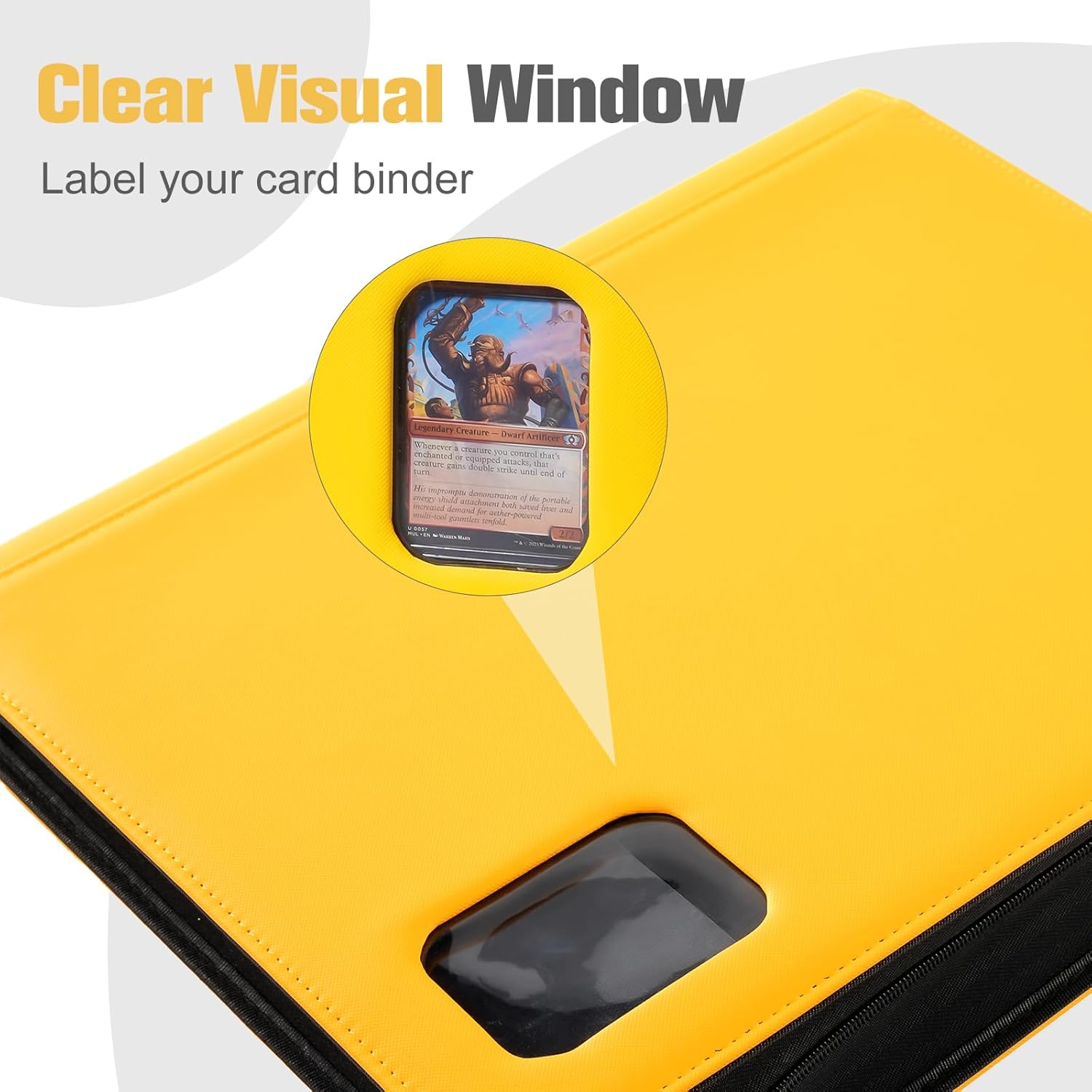 ProCase Top Loader Binder for Cards Bundle with Collectible Trading Card Case