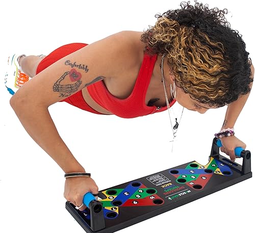 Miniatura 4 de Tabla de flexiones 9 en 1 Equipo de entrenamiento en casa Multi-funcional Pushup Bar System Fitness Floor Chest Muscle Exercise