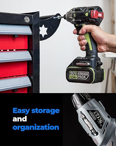 Vista 16 de toolant Puntas de destornillador Phillips antideslizantes, puntas de destornillador de impacto magnéticas antideslizantes #2 con puntas mecanizadas