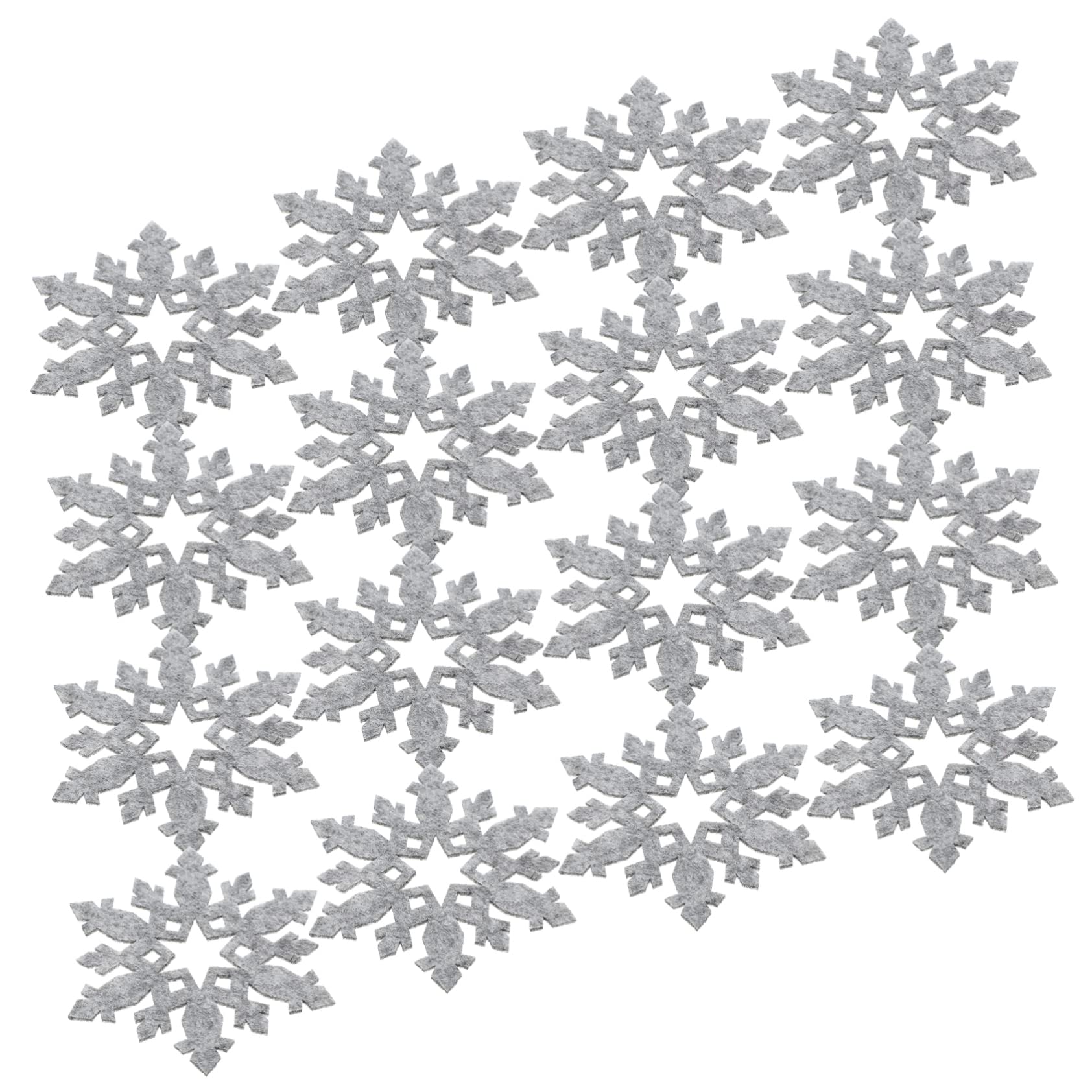 Dessous de table de Noël Zerodeko : set de 12 pièces isolantes en flocons pour cuisine