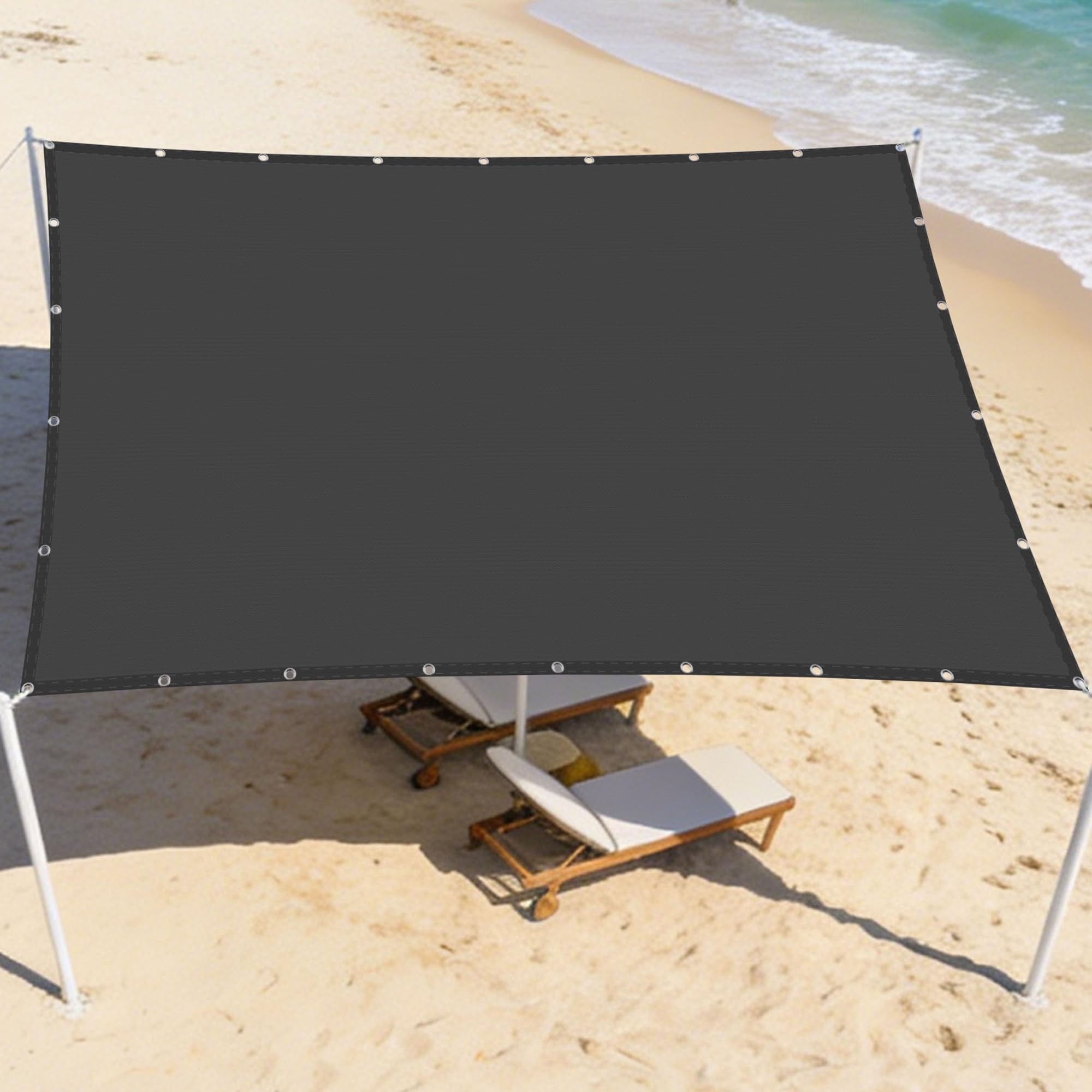 Voile d'ombrage de terrasse pour se protéger de la pluie et du soleil