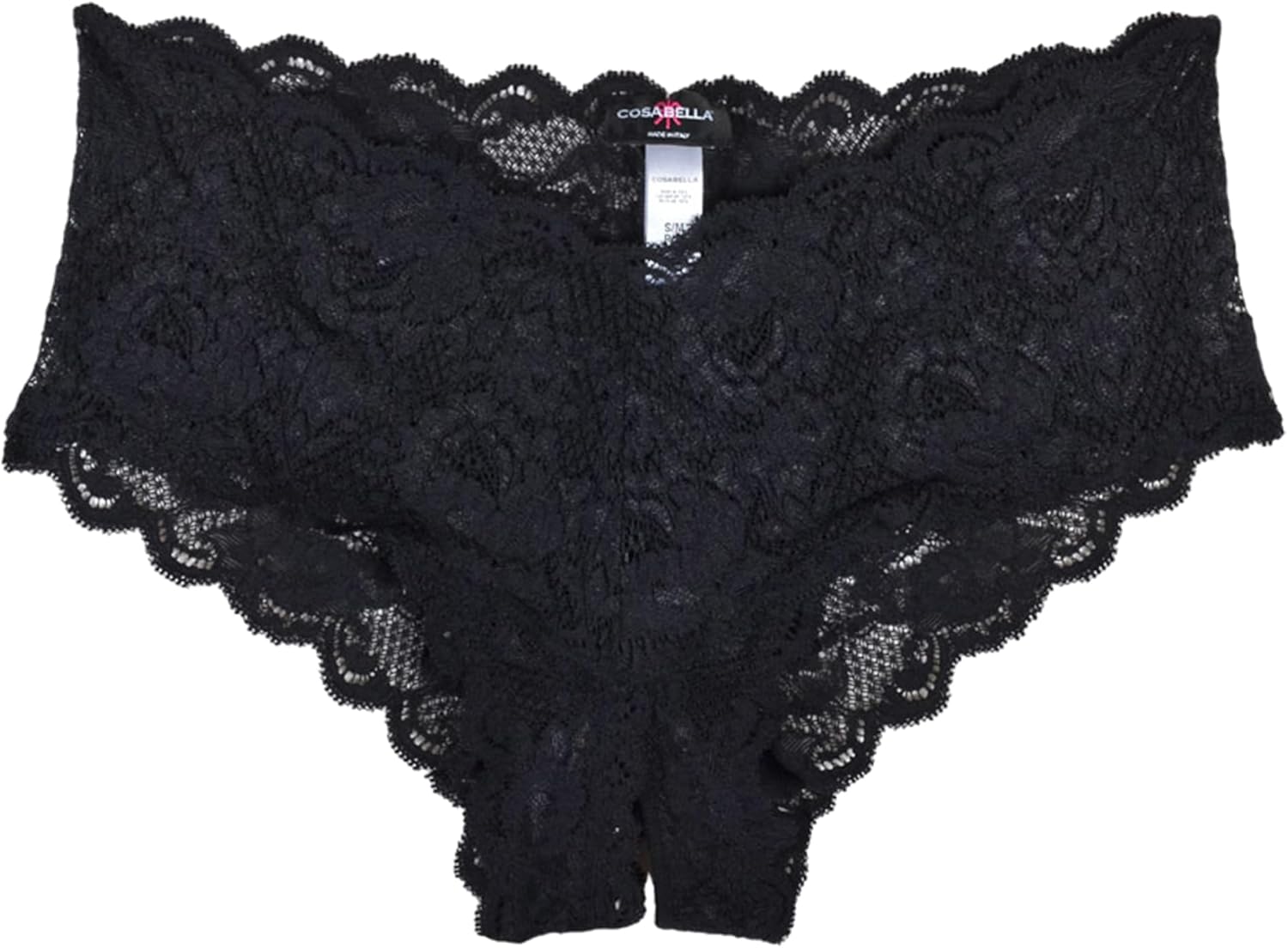 Cosabella Women's Never Say Never Naughtie Open Gusset Hotpant Panty