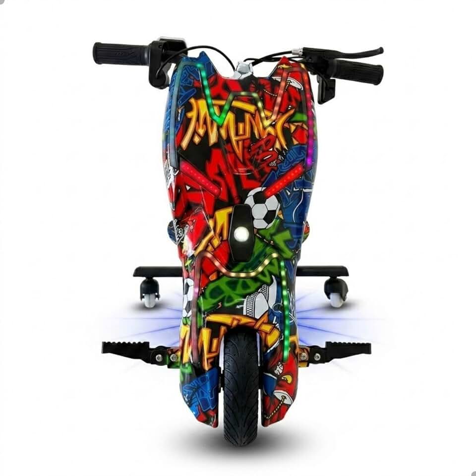 Triciclo Drift Tigre 350W 3 Velocidades 25km/h Futebol