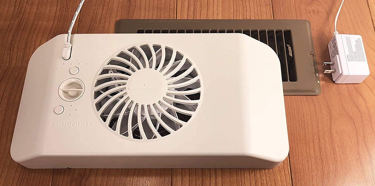 Bеѕt Cуbеr Mоndау 🔥 Suncourt Equalizer EZ8 Smart Register Booster Fan with Wall Mounting Kit, Improve Heating and Air Conditioning Efforts HC600-WK