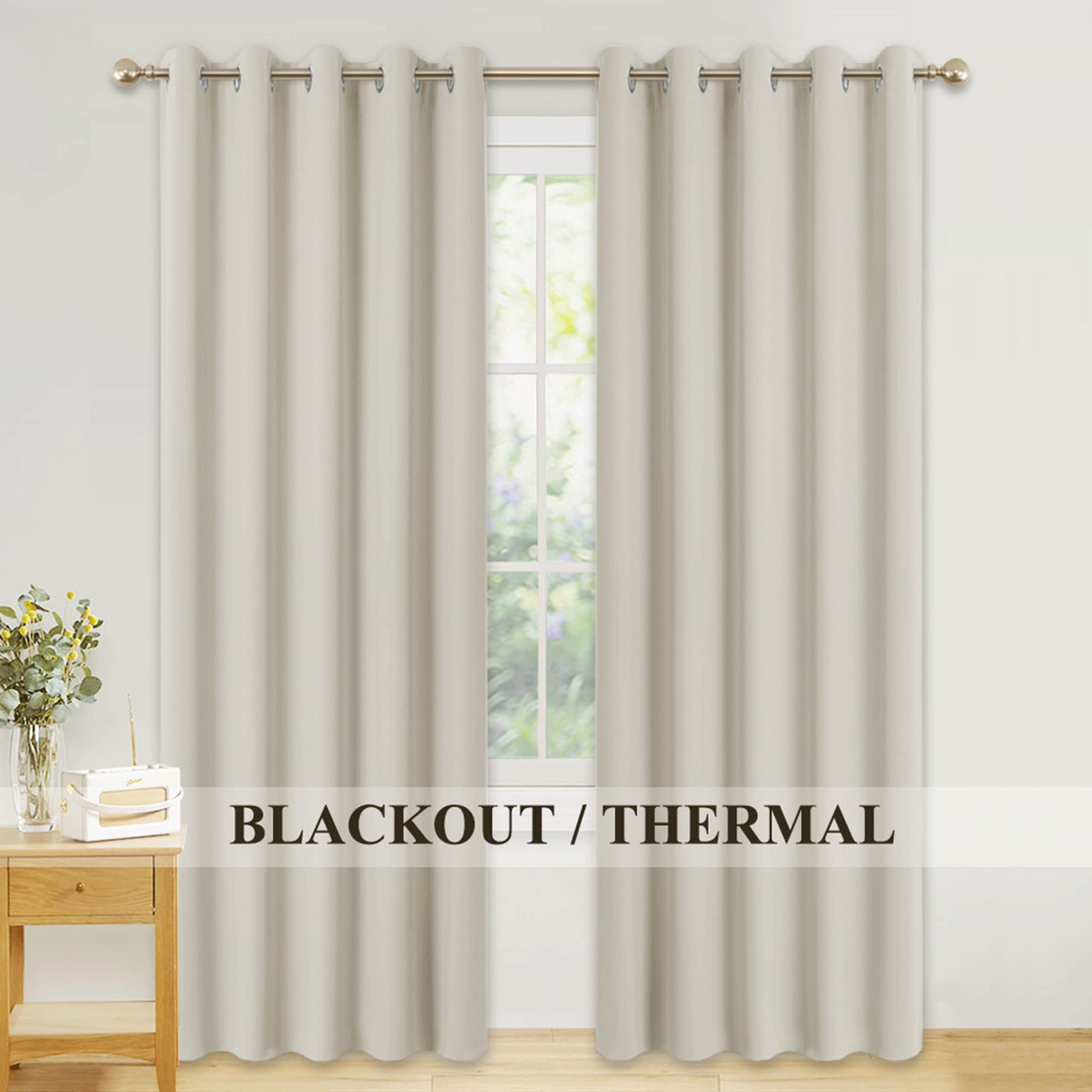 PONY DANCE Thermal Insulated Curtains for Living Room - Image 2