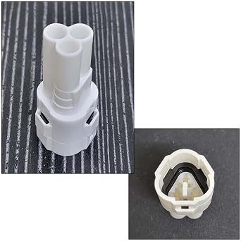 4 Set 3Pin Motorcycle Connector Set Compatible with Yamaha Compatible with Sumitomo Plug Compatible with Kawasaki 3 Pin Way Male Female Connector