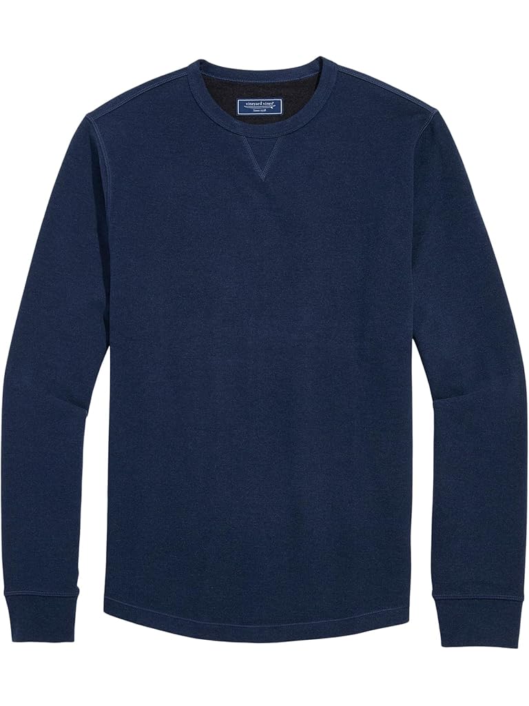 Blue Vineyard Vines Dockside Lounge Crew Neck
