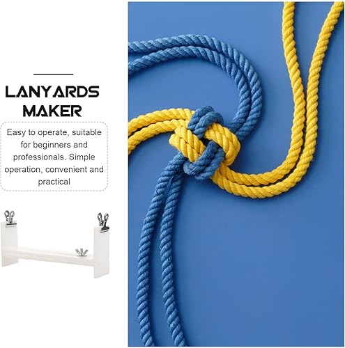 Miniatura 5 de EXCEART Kit de tejido de longitud ajustable P-aracord J-ig Fabricante de pulseras P-aracord trenzado Kit de herramientas de manualidades para hacer