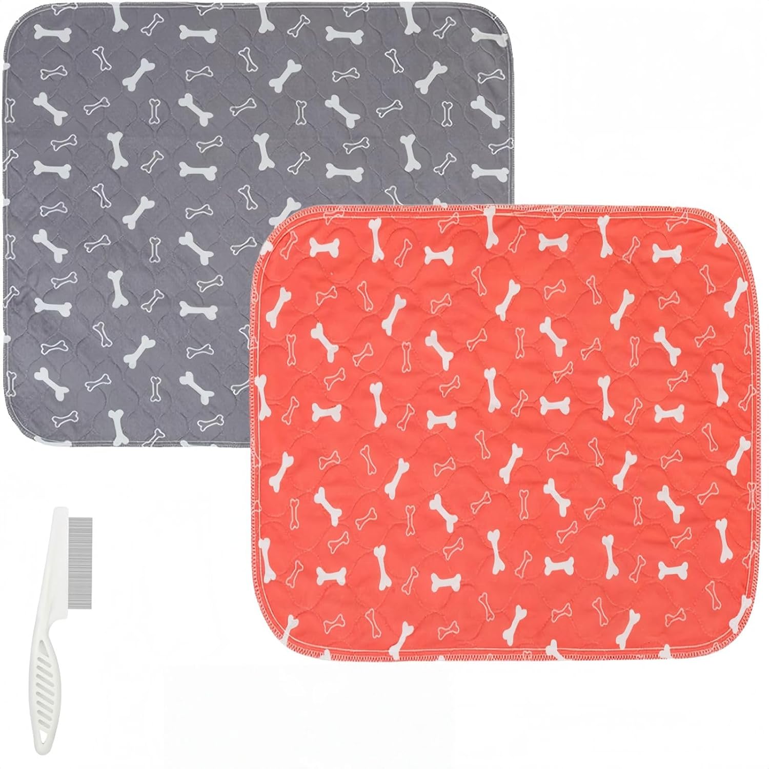 2026 Upgraded Washable Puppy-Pad with Pheromones, Pee Pads for Dogs, Washable Pee Pads for Dogs & Cats, Leak Protection, Non-Slip Base, Reuse, for Home & Travel (A, M 28×31in)