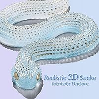 Vista 3 de LET'S RESIN 2Pcs Snake Resin Molds, Flexible 3D Snake Silicone Molds(Large & Small), Effortless Demolding Animal Epoxy Molds for DIY Art, Home