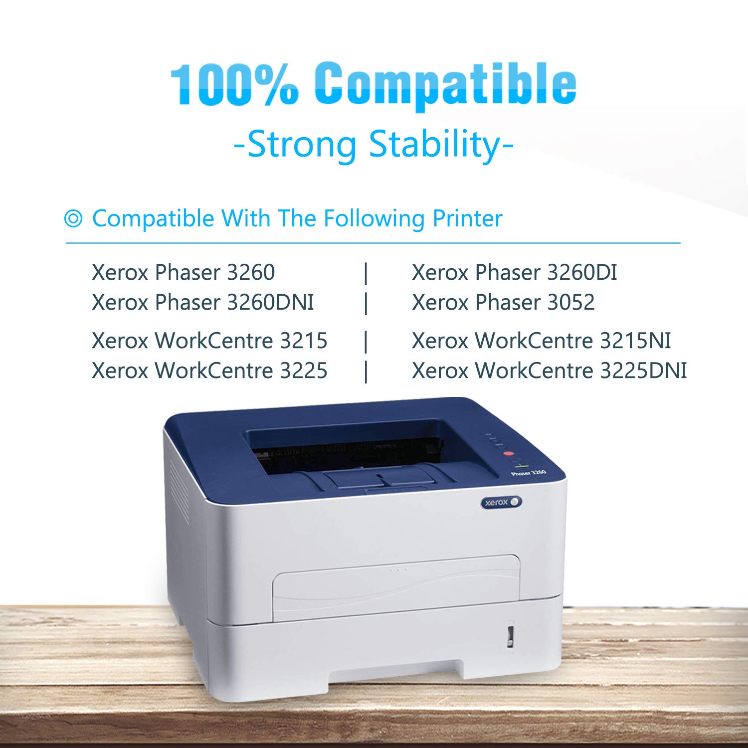 106r02777 Toner Cartridge Compatible For Xerox 3215 106r02777 Toner Replacement For Xerox Phaser 3260dni 3260di 3260 3052 Workcentre 3215ni 3225dni 3225 3215 Printer By Toney King 2pk X Black Buy Online At