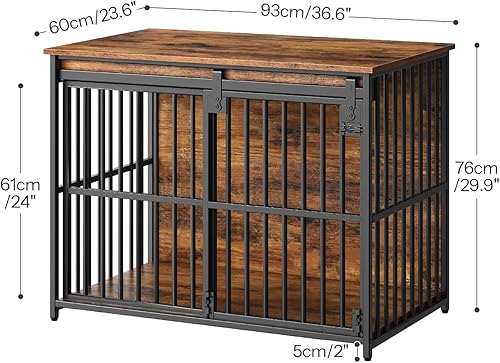 HOOBRO Dog Crate Furniture — lifestyle photo