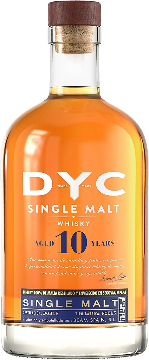 DYC 10 Años Single Malt Whisky 40% 0.7L