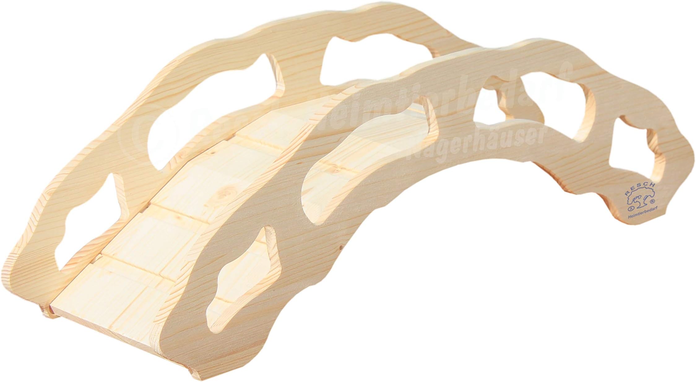 Resch No31 Arched bridge Natural solid wood made of spruce / Extra flat, with deep milled grooves For easy climbing / Very Stable - Holds up to 25kg