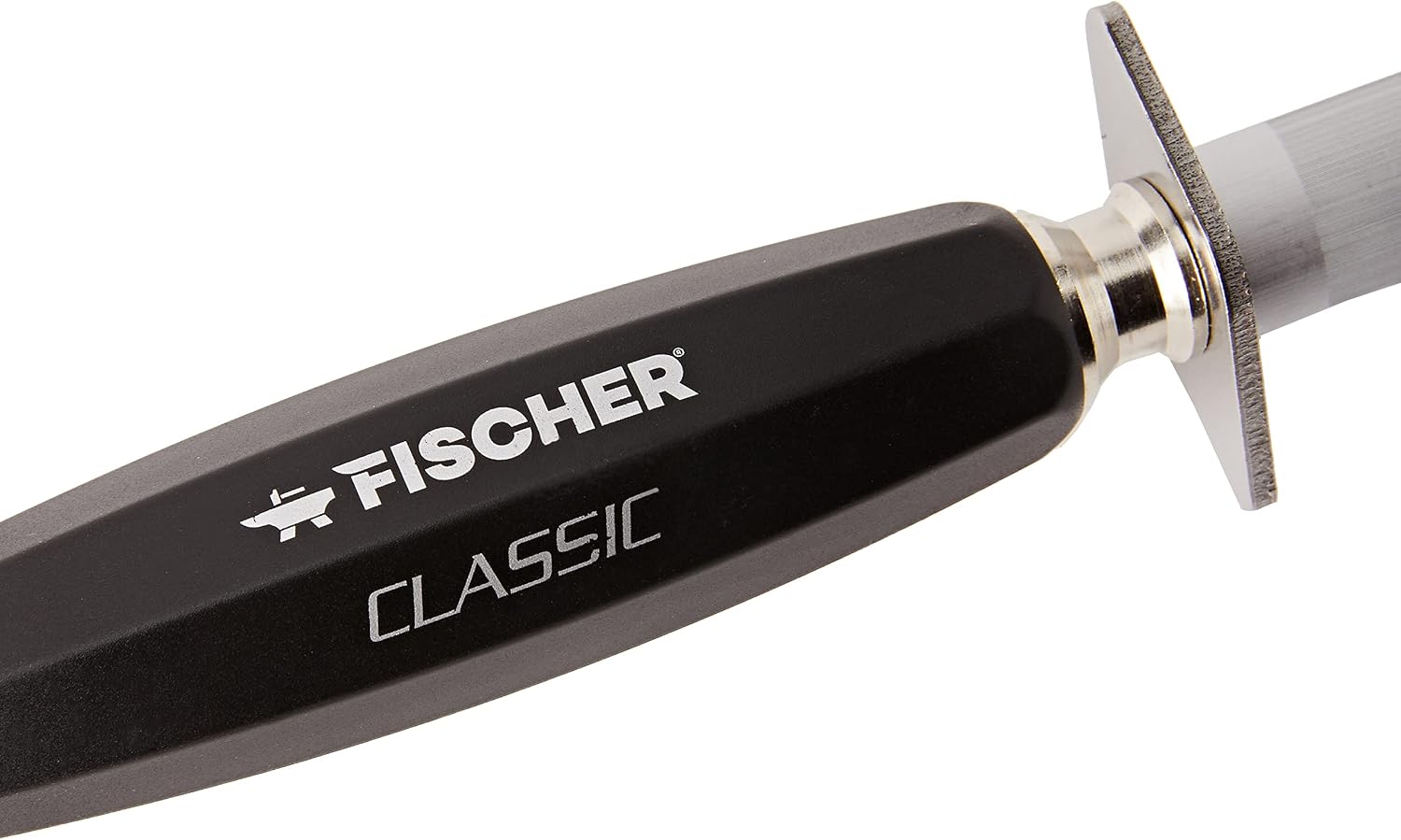 Fischer Bargoin 12-Inch Oval Sharpening Steel Classic, Fine Cut