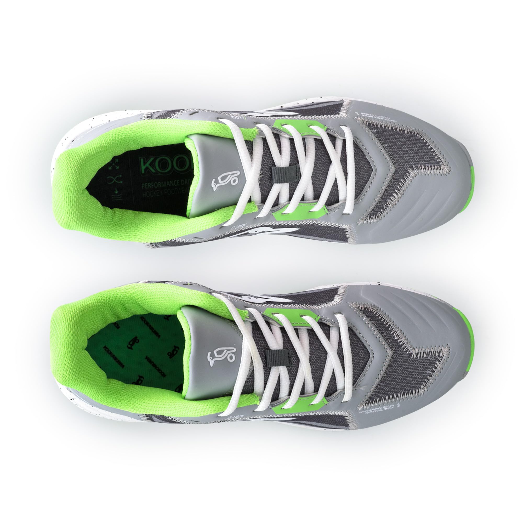 Kookaburra Edge - Zapato de Hockey Ligero, Cordones Q Lock, Agarre Elite