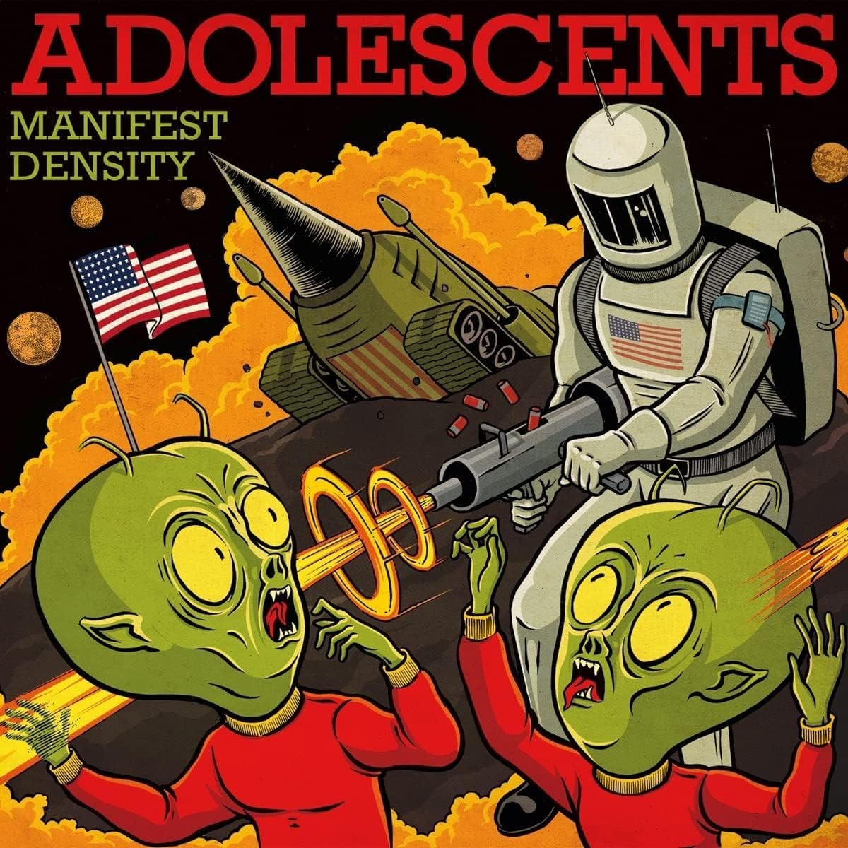 Manifest Destiny por The Adolescents — capa do álbum