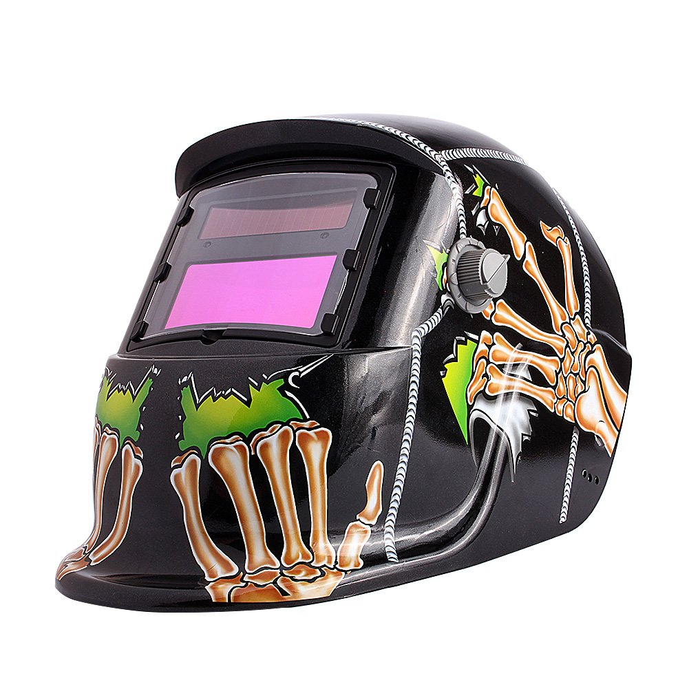 Casco de Soldadura, oscurecimiento automático, máscara de soldar, Funciona con energía Solar, Equipo Protector para Soldadura