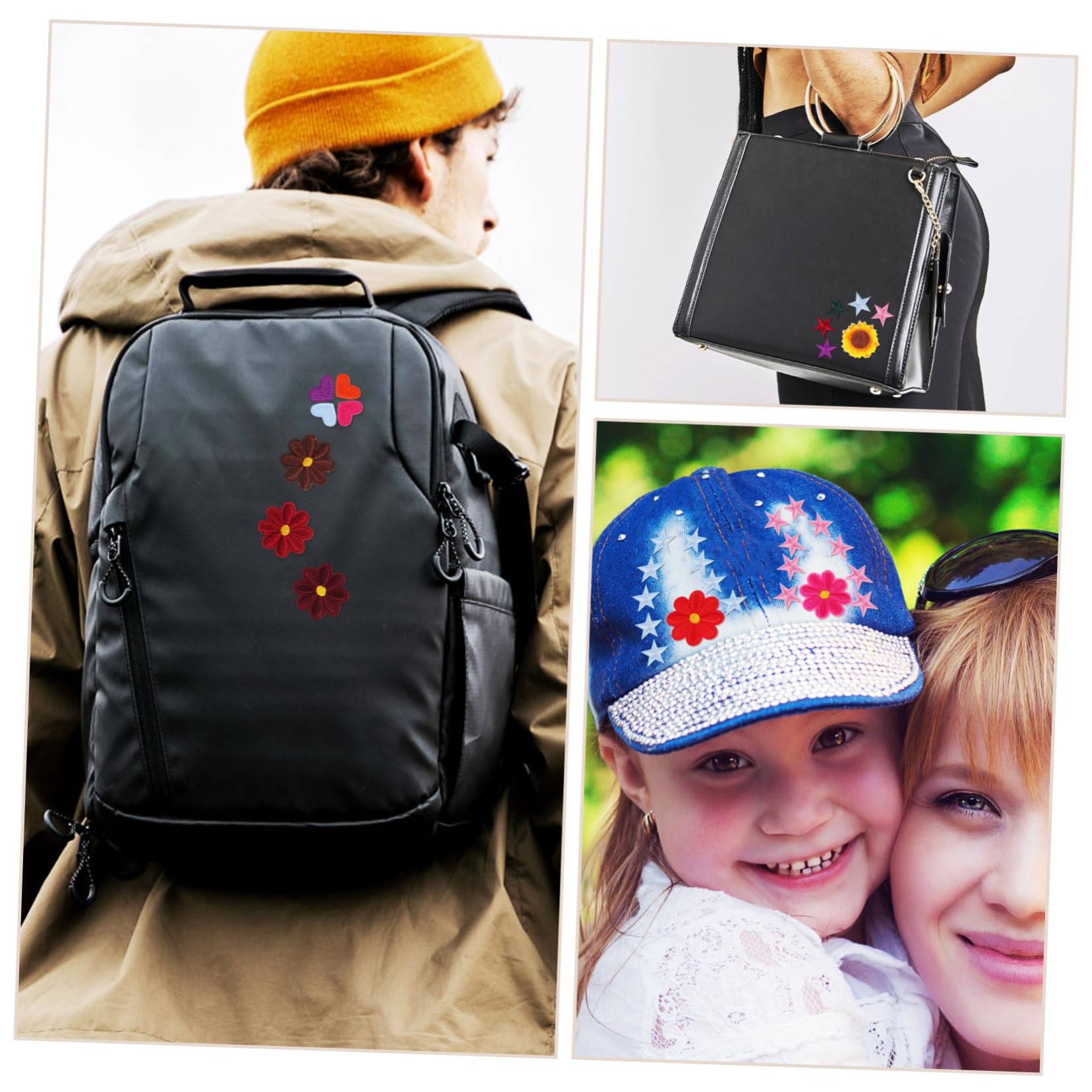 TEHAUX 284pezzi Patch Termoadesive Per Abbigliamento Toppe Ricamate Design Riparazioni e Decorazioni Jeans Magliette e