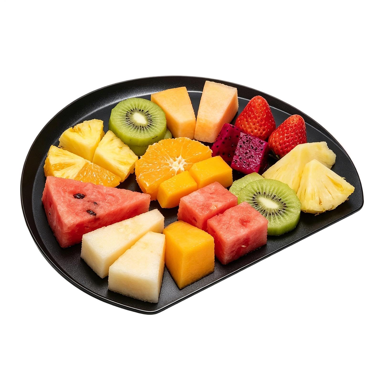 Tabla de amasar antideslizante de diseño semicircular para barbacoas y picoteos