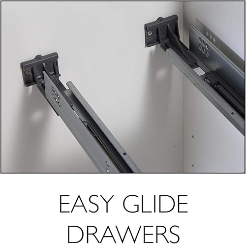 Miniatura 10 de Design House Wyndham - Tocador de baño de 36 pulgadas, listo para montar, madera maciza, blanco, 597237