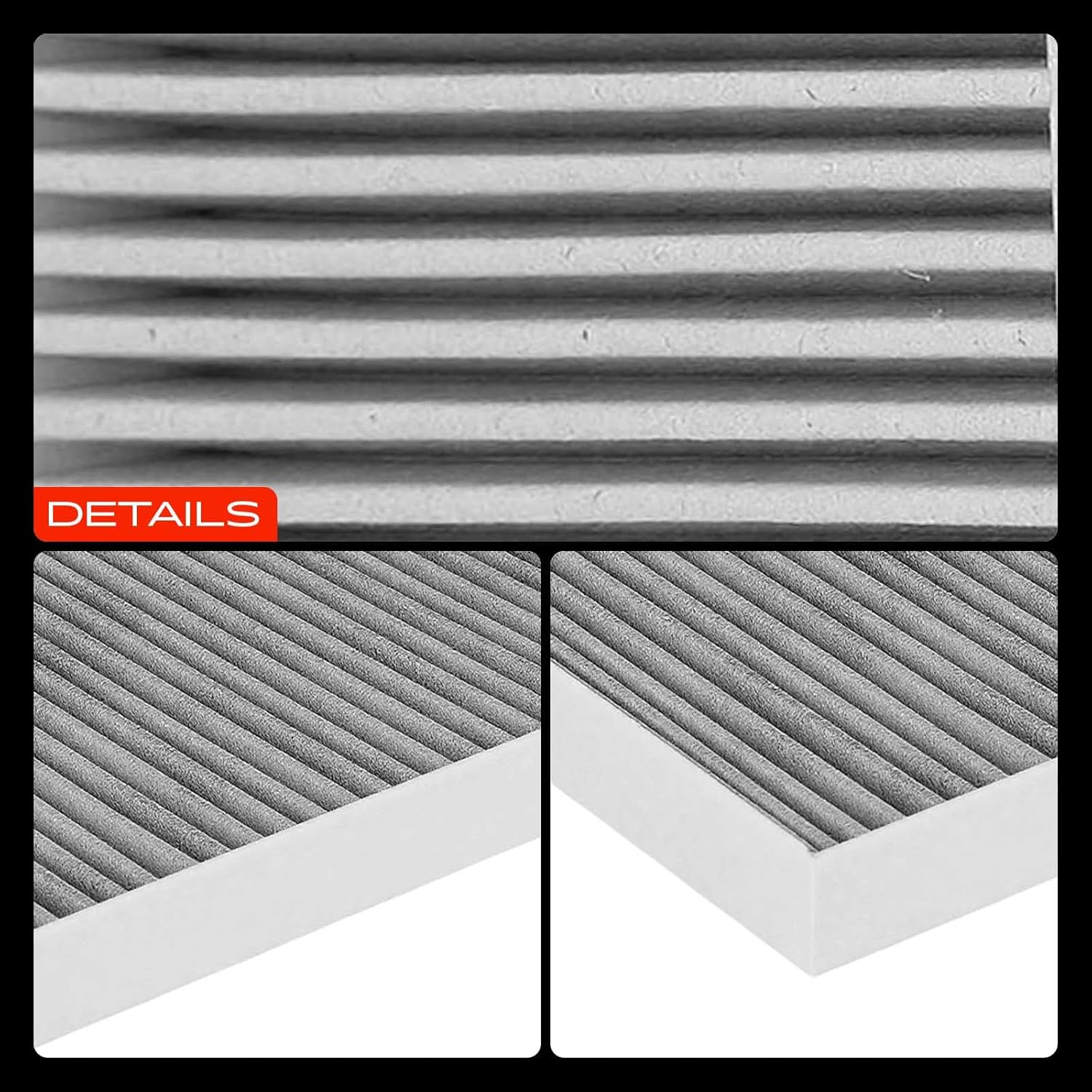 A-Premium 2-PC Cabin Air Filter with Activated Carbon Compatible with Mazda 6 2009 2010 2011 2012 2013, Replace# 5005288425, GS3L61148
