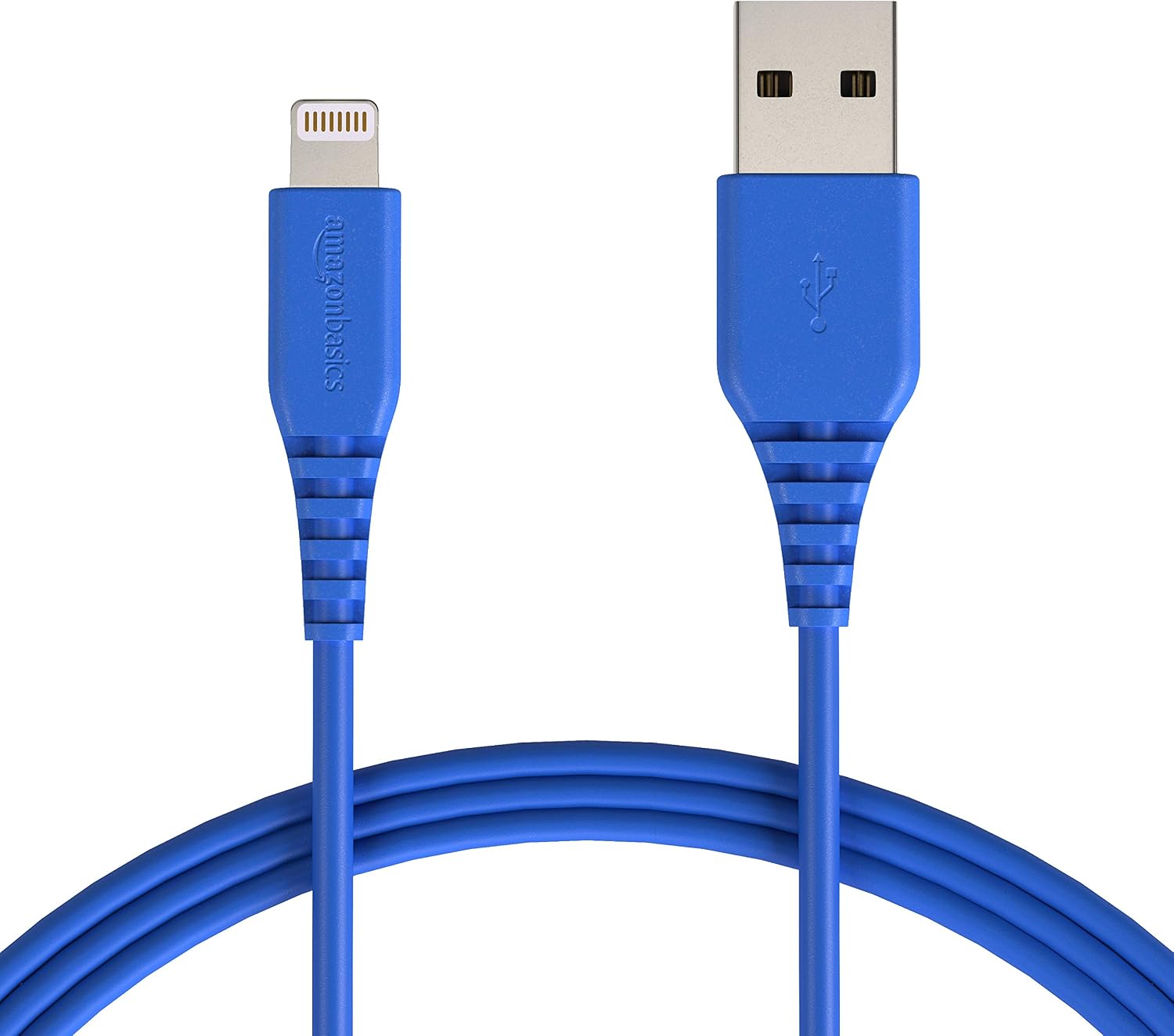 Amazon Basics MFi-Certified Lightning to USB A Cable for Apple iPhone and iPad - 6 Feet (1.8 Meters) - Blue