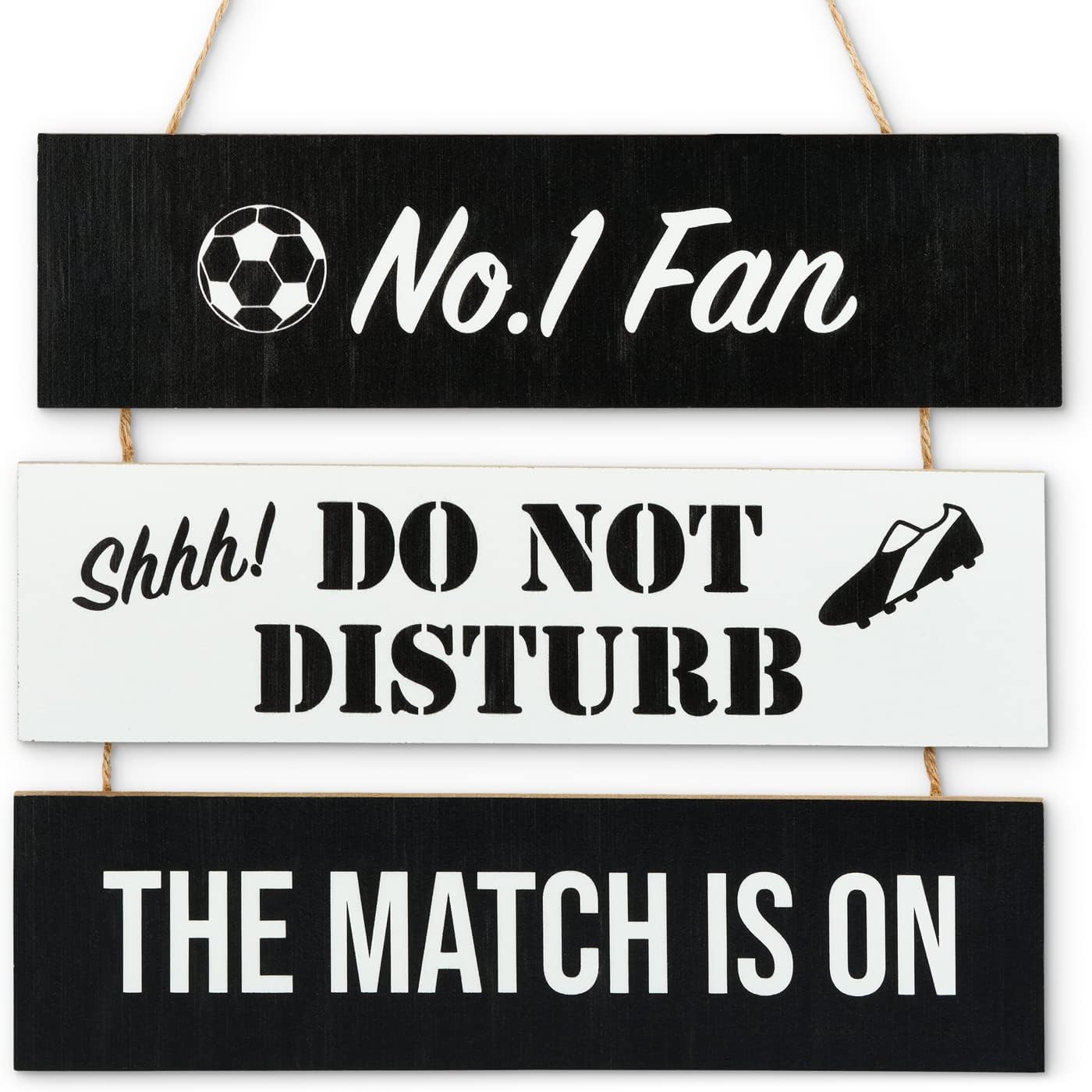 Sass Party & Gifts Football Fan Hanging Sign, Great Gift For Football Fans, Man Cave Sign Gift