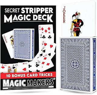 Secret Stripper Magic Deck Trick with 10 Bonus Card Tricks