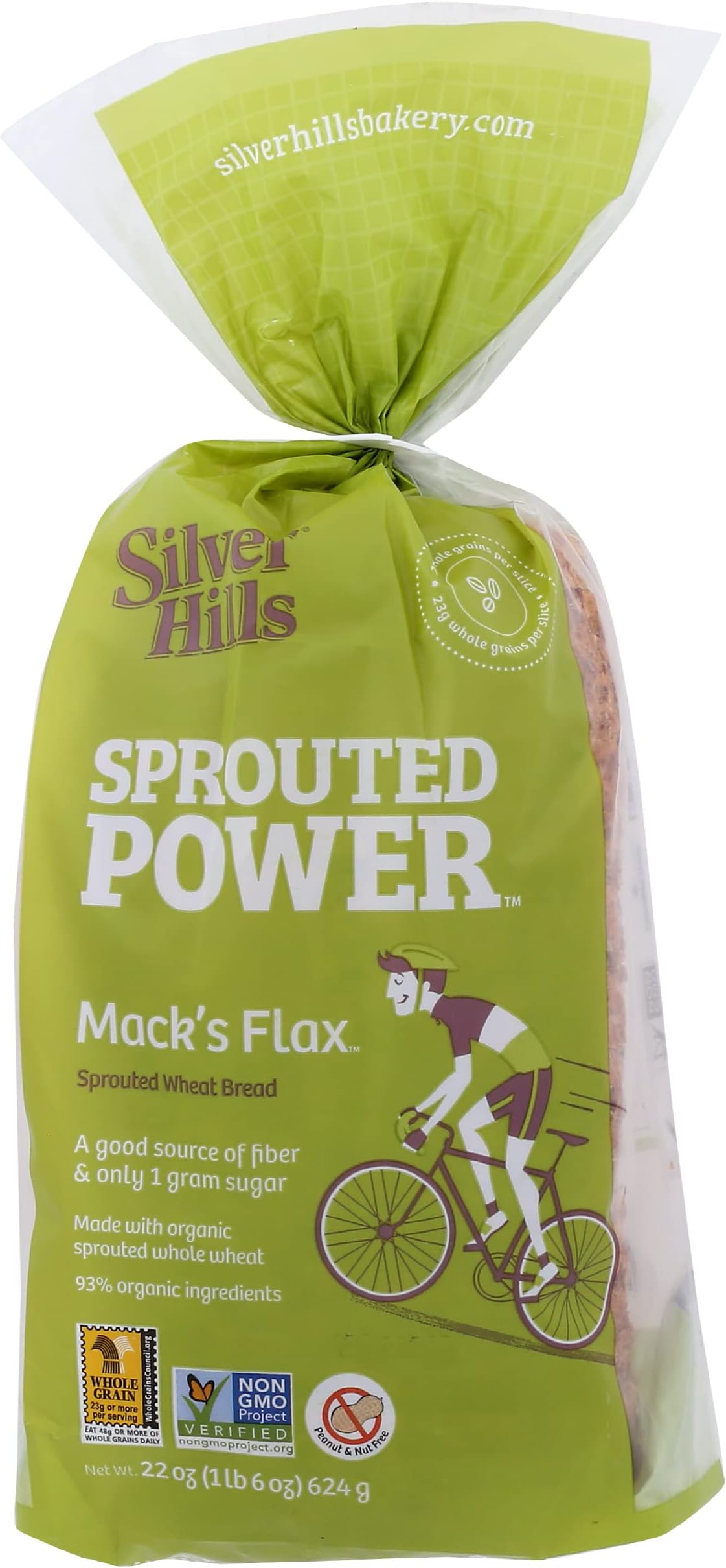 SILVER HILLS BAKERY Macks Flax Bread, 22 OZ